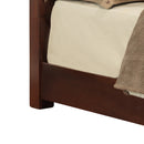 Burlington Full Box Spring Storage Bed, Cherry