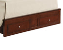 Burlington Full Box Spring Storage Bed, Cherry