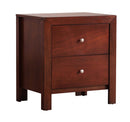 Burlington 2-Drawers Nightstand, Cherry