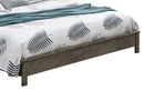 Burlington Full Box Spring Bed, Gray