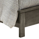 Burlington Twin Box Spring Bed, Gray