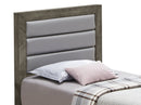 Burlington Twin Box Spring Bed, Gray