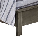 Burlington Twin Box Spring Bed, Gray