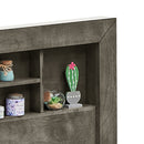 Burlington Twin Box Spring Bed, Gray