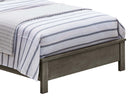 Burlington Twin Box Spring Bed, Gray