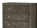 Burlington 5-Drawers Chest, Gray