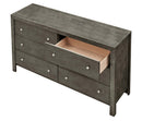 Burlington 6-Drawers Dresser, Gray