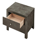 Burlington 2-Drawers Nightstand, Gray