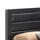 Burlington Padded Twin Box Spring Bed, Black