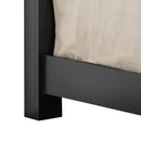 Burlington Twin Box Spring Bed, Black