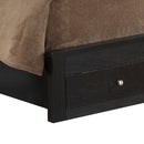 Burlington Full Storage Bed, Black
