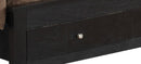 Burlington Full Storage Bed, Black