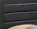Burlington Padded Full Storage Bed, Black