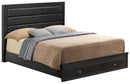 Burlington Queen Storage Bed, Black
