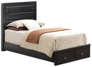 Burlington Twin Storage Bed, Black