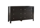 Burlington 6-Drawers Dresser, Black