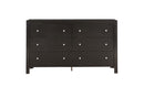 Burlington 6-Drawers Dresser, Black