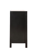 Burlington 6-Drawers Dresser, Black