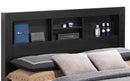 Burlington Full Storage Bed, Black