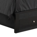 Burlington King Storage Bed, Black