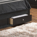 Burlington King Storage Bed, Black