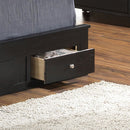 Burlington Twin Storage Bed, Black