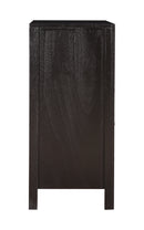 Burlington 3-Drawers Media Chest, Black