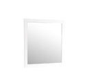 Burlington 41"L x 41"H Mirror, White