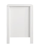Burlington 2-Drawers Nightstand, White