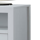 Burlington 3-Drawers Media Chest, White
