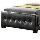Diamond Twin Bed, Black