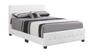 Diamond Queen Bed, White