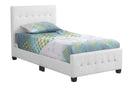 Diamond Twin Bed, White