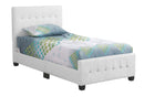 Diamond Twin Bed, White