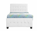 Diamond Twin Bed, White