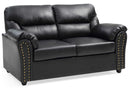 Olney 60in Loveseat, Black