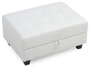 Revere  Ottoman, White