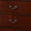 LouisPhillipe 4-Drawers Chest, Cherry