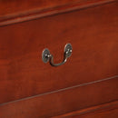 LouisPhillipe Queen Storage Bed, Cherry