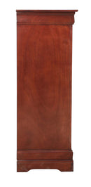 LouisPhillipe Wooden 5-Drawers Chest, Cherry