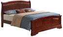 LouisPhillipe Queen Box Spring Bed, Cherry