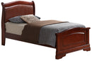 LouisPhillipe Twin Box Spring Bed, Cherry