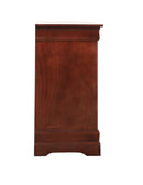 LouisPhillipe 6-Drawers Dresser, Cherry