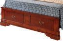 LouisPhillipe King Storage Bed, Cherry