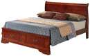 LouisPhillipe Queen Storage Bed, Cherry