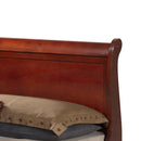 LouisPhillipe Queen Storage Bed, Cherry