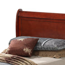 LouisPhillipe Twin Storage Bed, Cherry