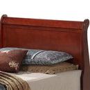 LouisPhillipe Twin Storage Bed, Cherry