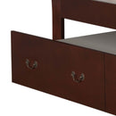 LouisPhillipe Twin Trundle Bed, Cherry