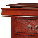 LouisPhillipe 6-Drawers Chest, Cherry